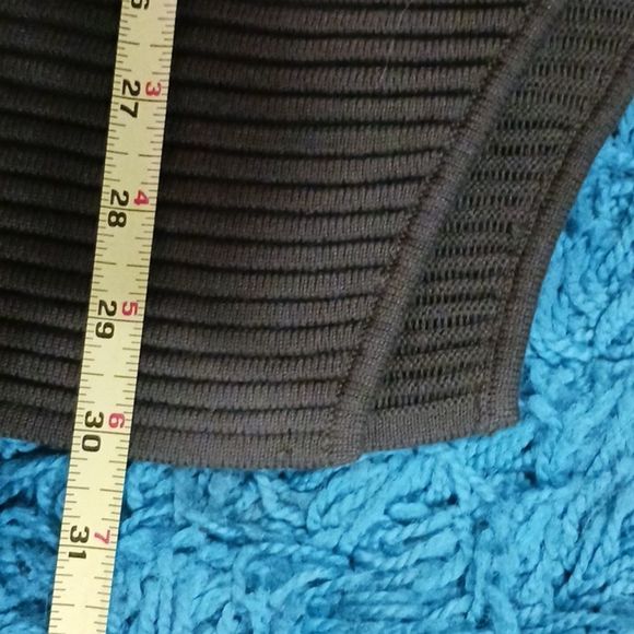 Topshop army green ribbed knit tank top size 10 - Picture 15 of 15